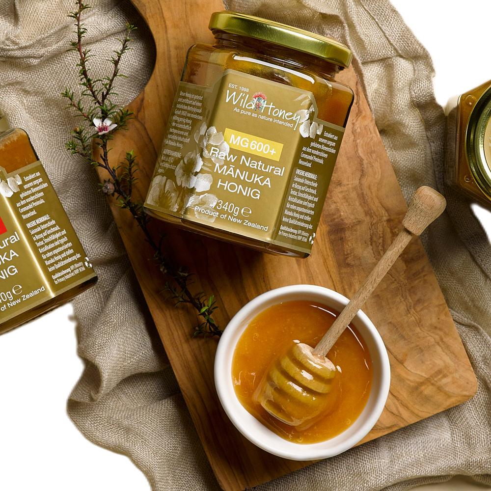 Steens Manuka Honey MGO 400 + - 500 G Rein Roher 100% Zertifizierter UMF 13+ Manuka Honig - Abgefüllt Und Versiegelt In Neuseeland - 500 G